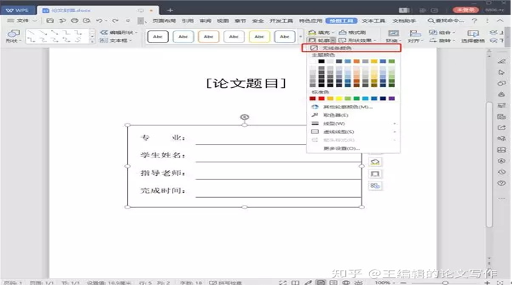学术论文封面